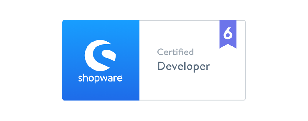 Shopware 6 Certified Developer